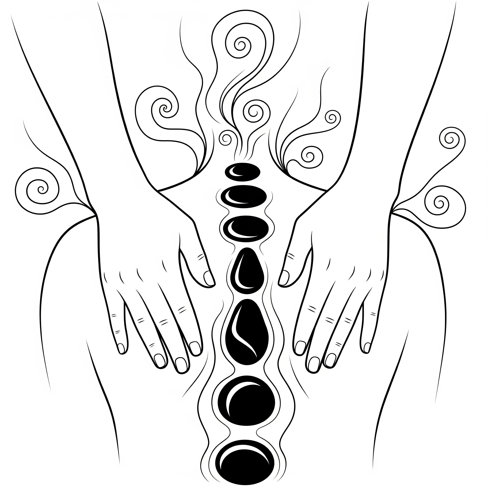 Massage aux pierres chaudes